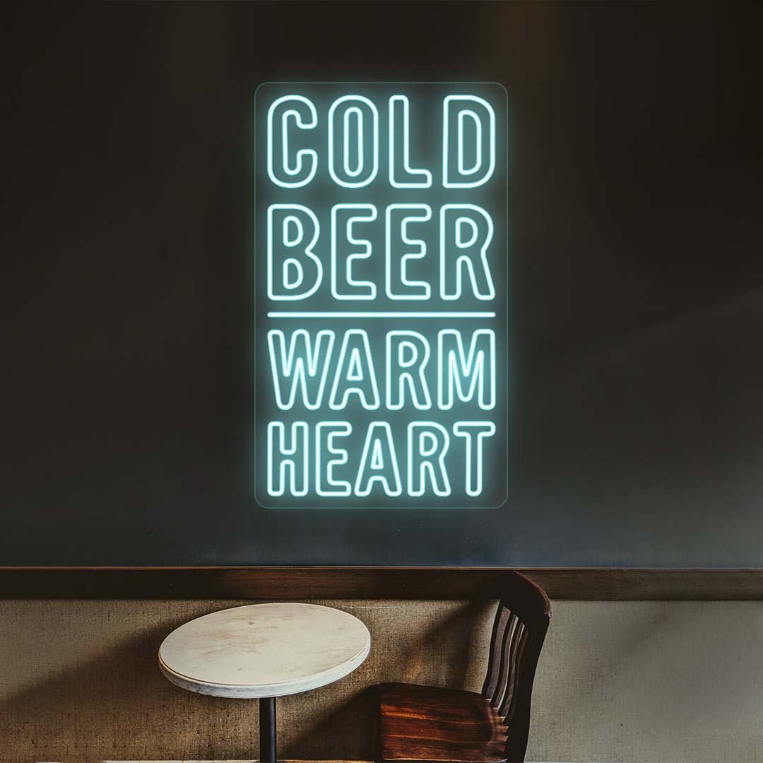 Cold Beer, Warm Heart Neon Sign image 6