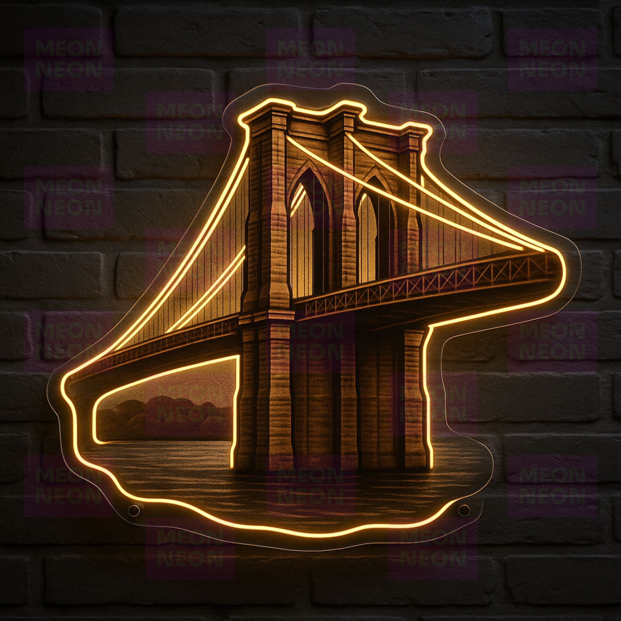 Brooklyn Bridge Vintage Neon Sign