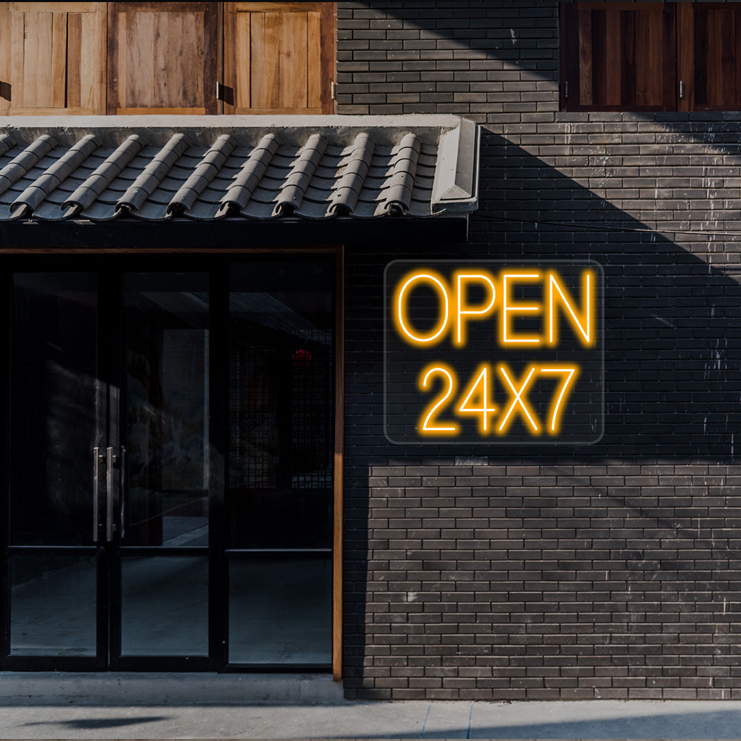 Open 24x7 Sign image 2