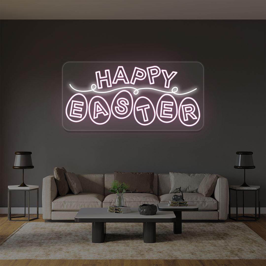 Happy Easter Neon Sign image 0
