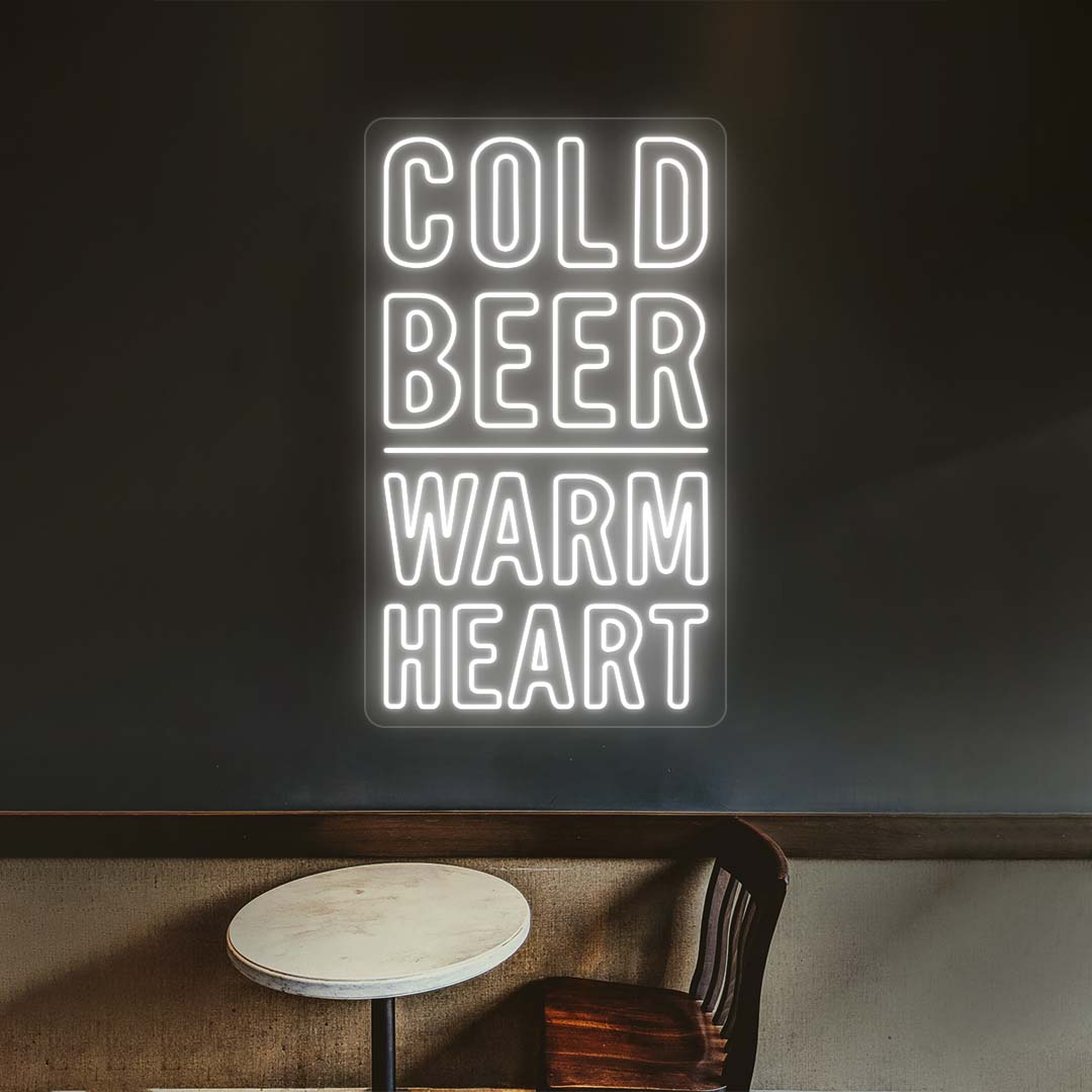 Cold Beer, Warm Heart Neon Sign image 9