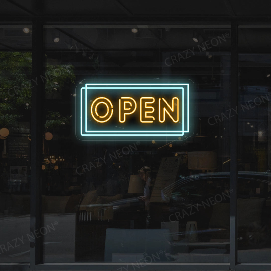 Multicolor Open Sign image 1