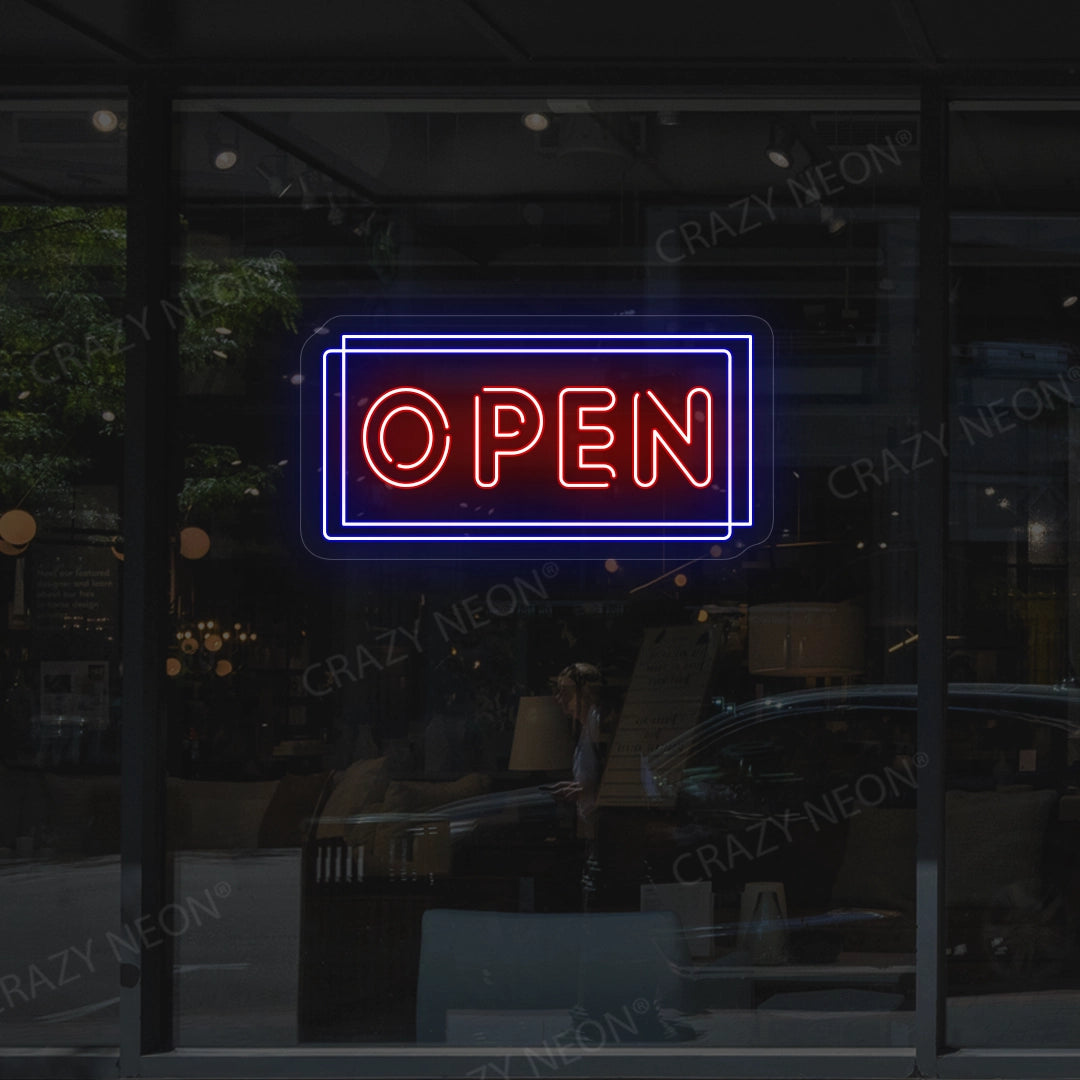 Multicolor Open Sign image 0