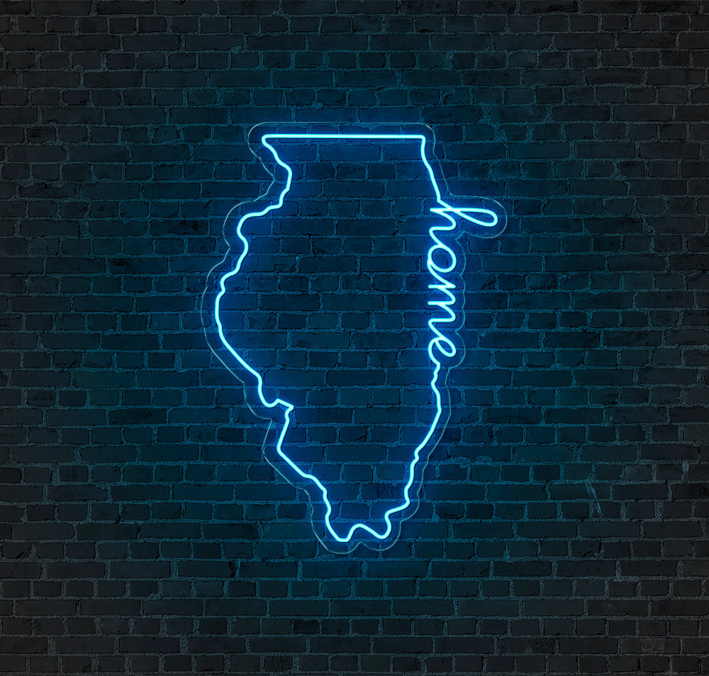 Illinois LED Neon Sign! image 0