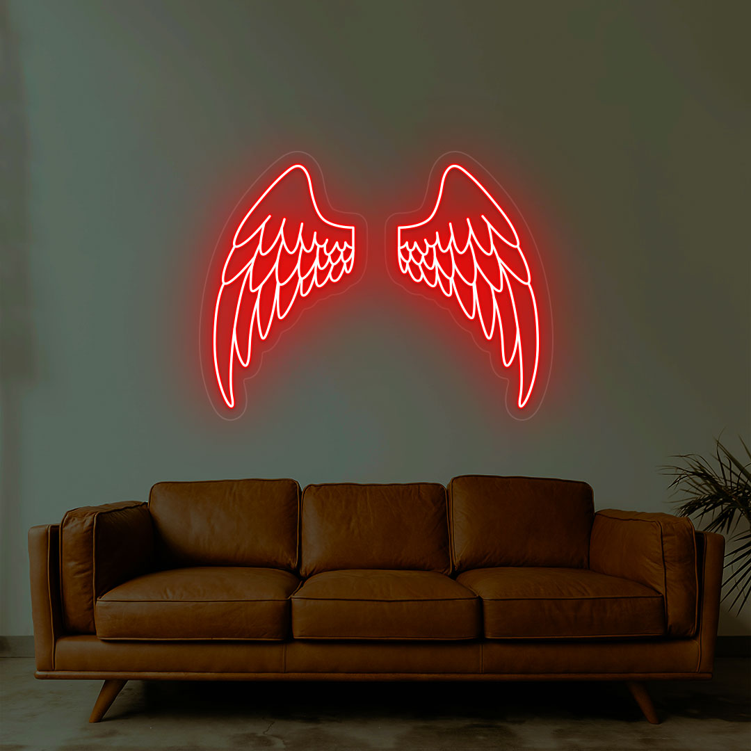 Angel Wings Neon Sign image 1