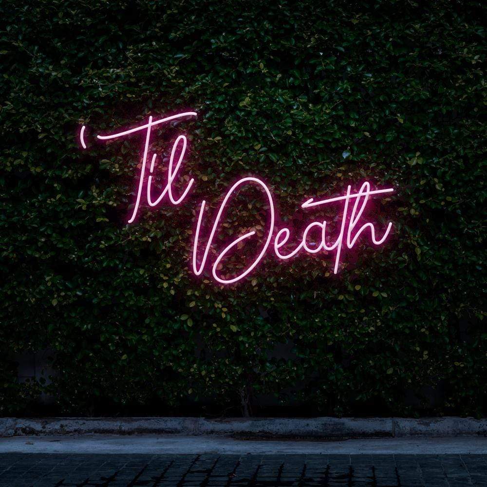 "Til Death" Neon Sign image 0