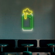 Beer Can Neon Sign - Multicolor image 0