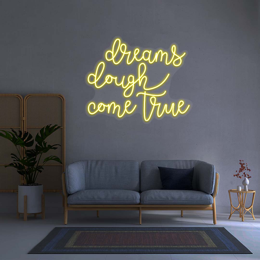 Dreams Dough Come True - Neon Sign image 1