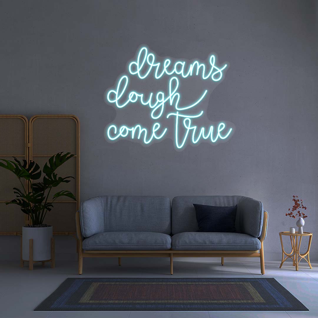 Dreams Dough Come True - Neon Sign image 0