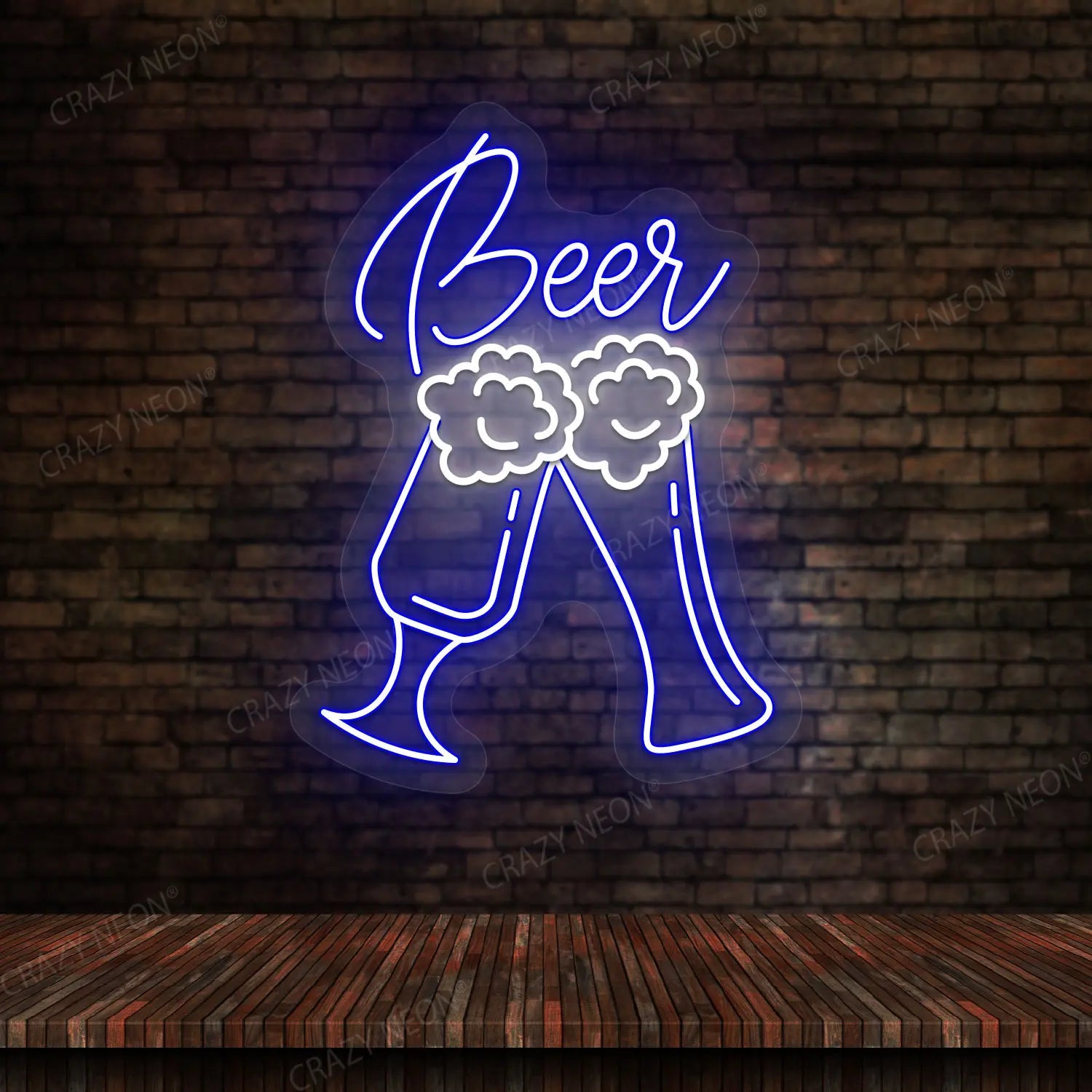 Beer Glass Multicolor Neon Sign image 3