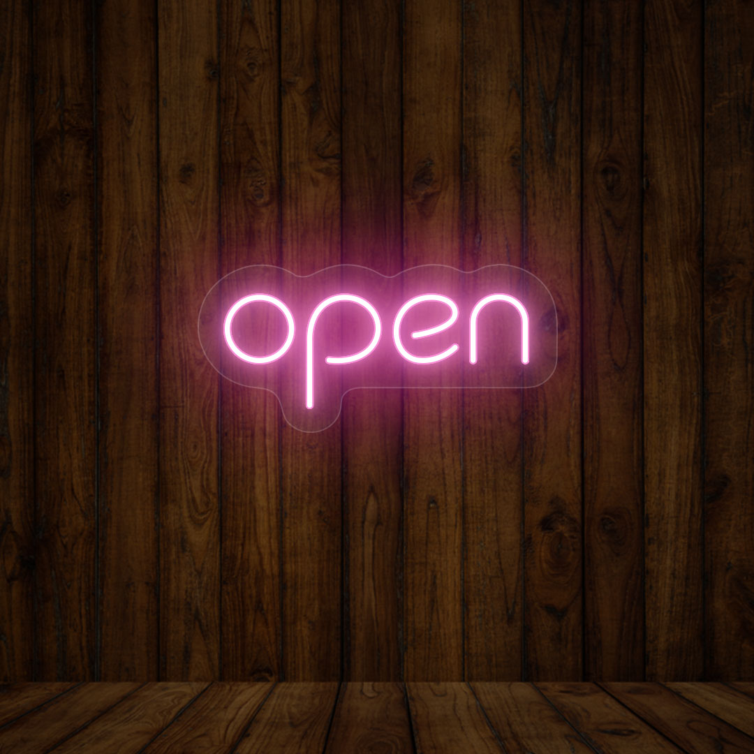 Open Single Color Sign image 3