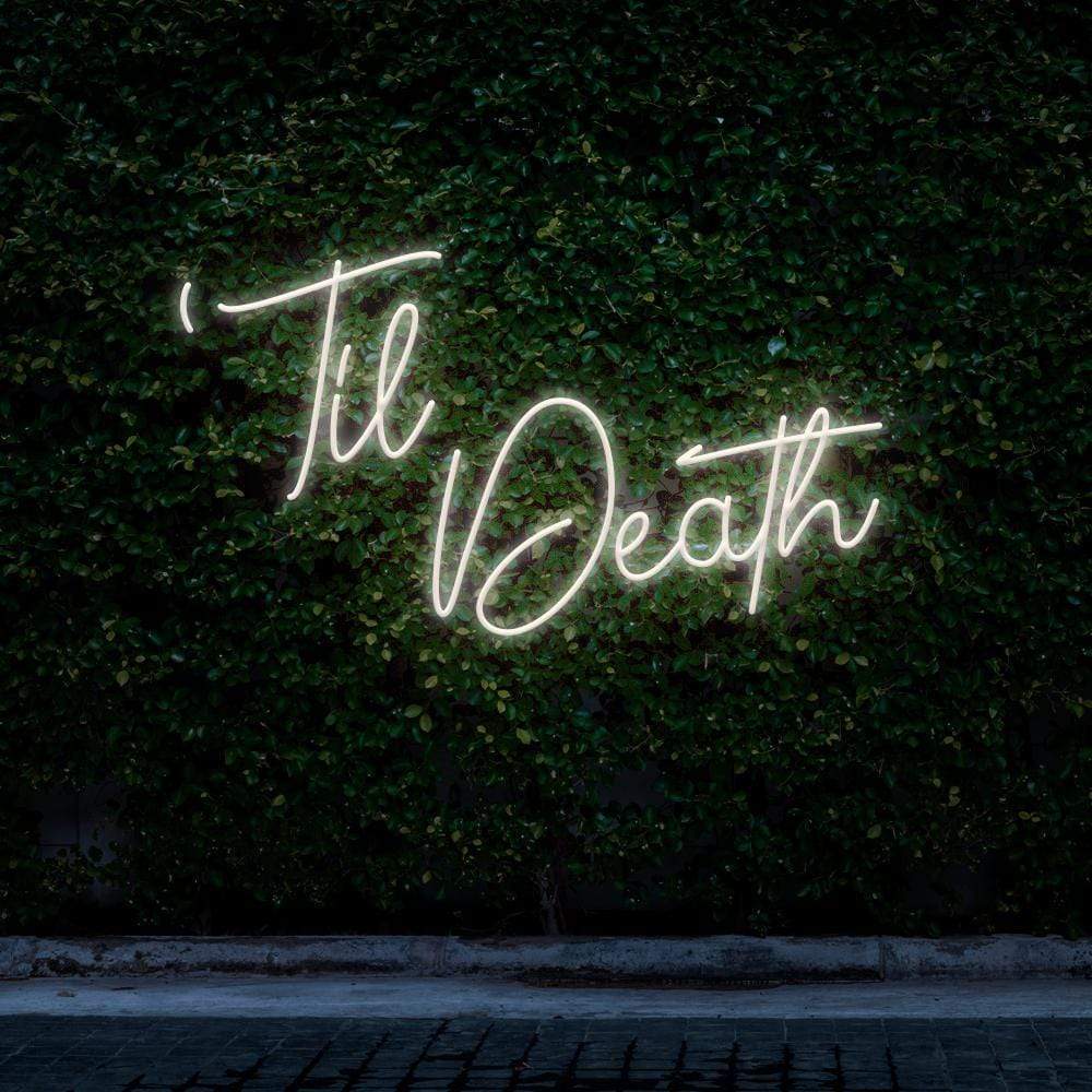 "Til Death" Neon Sign image 7
