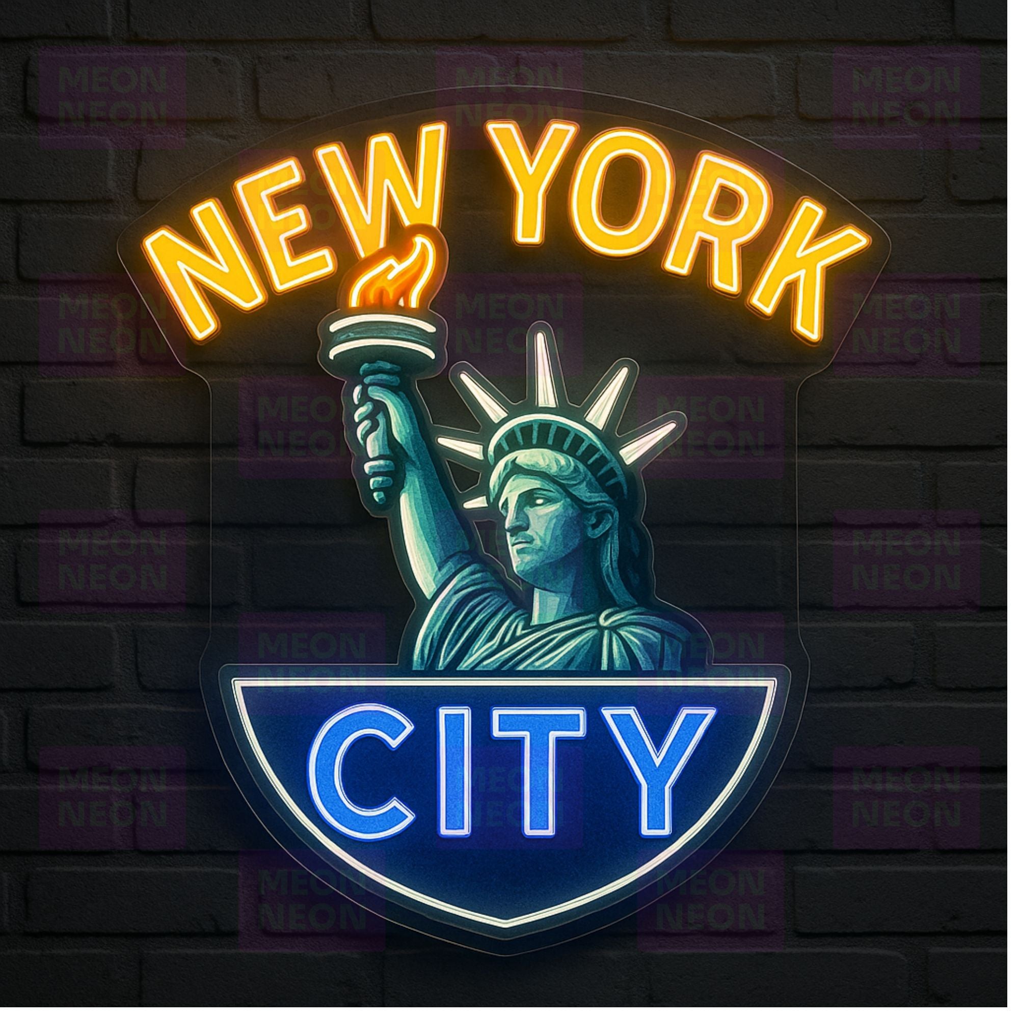 New York City Classic Shield Neon Sign