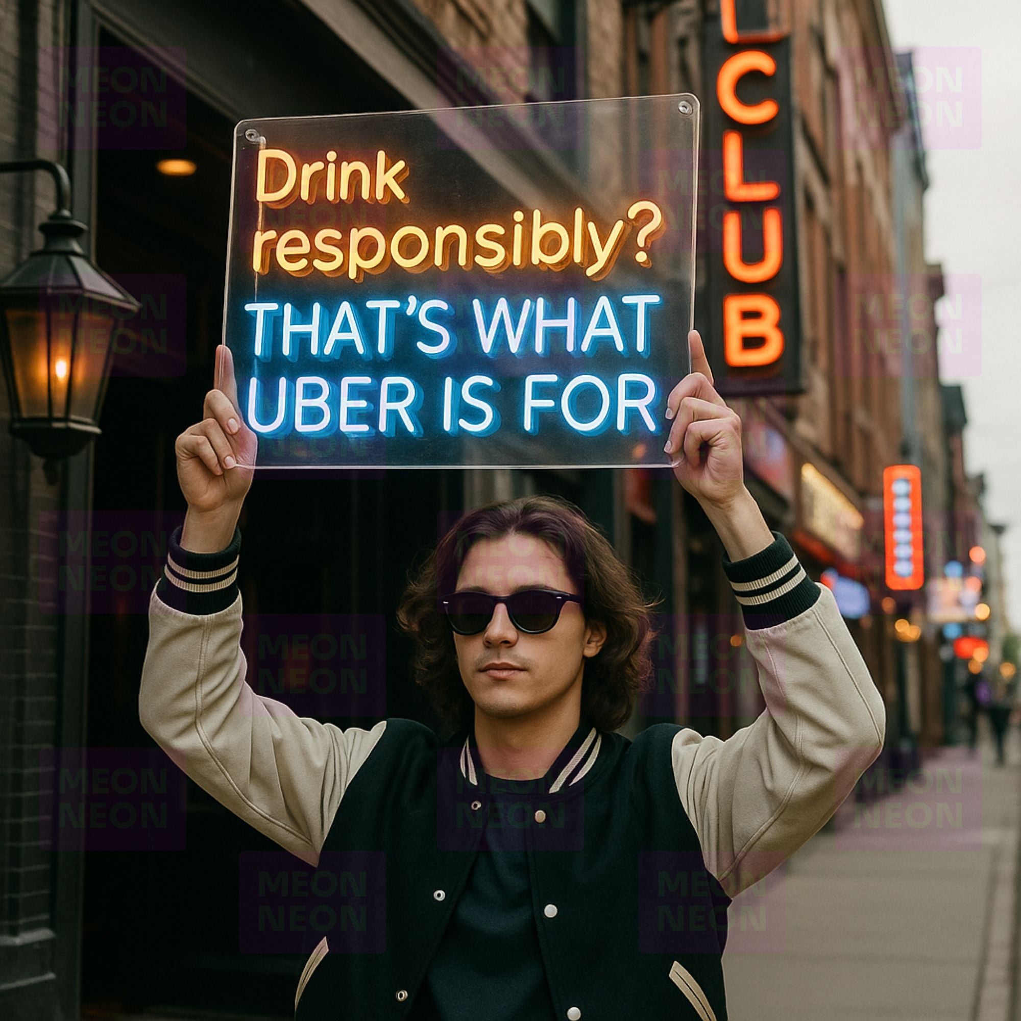 Drink Responsibly? That's What Uber Is For - LED Neon Sign