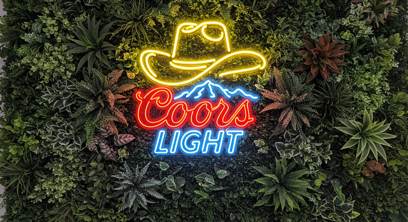 James Aldeen Signature Coors Light LED Neon Sign | Meon Neon