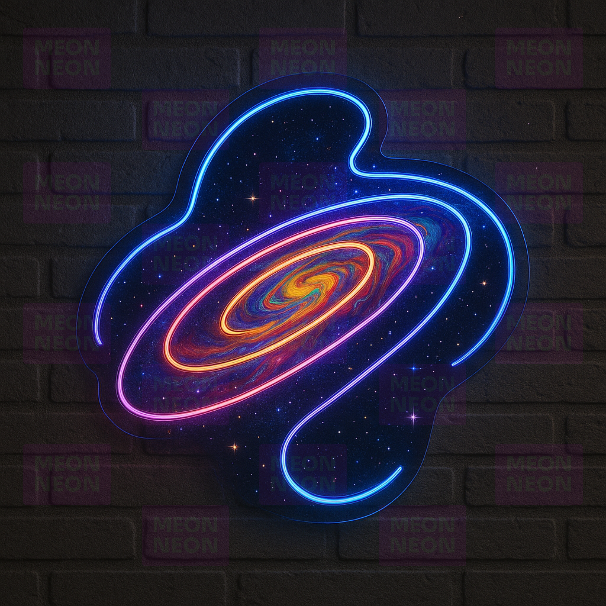 Galactic Brain Wave LED Neon Sign