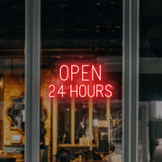 Open 24 Hours Sign image 0