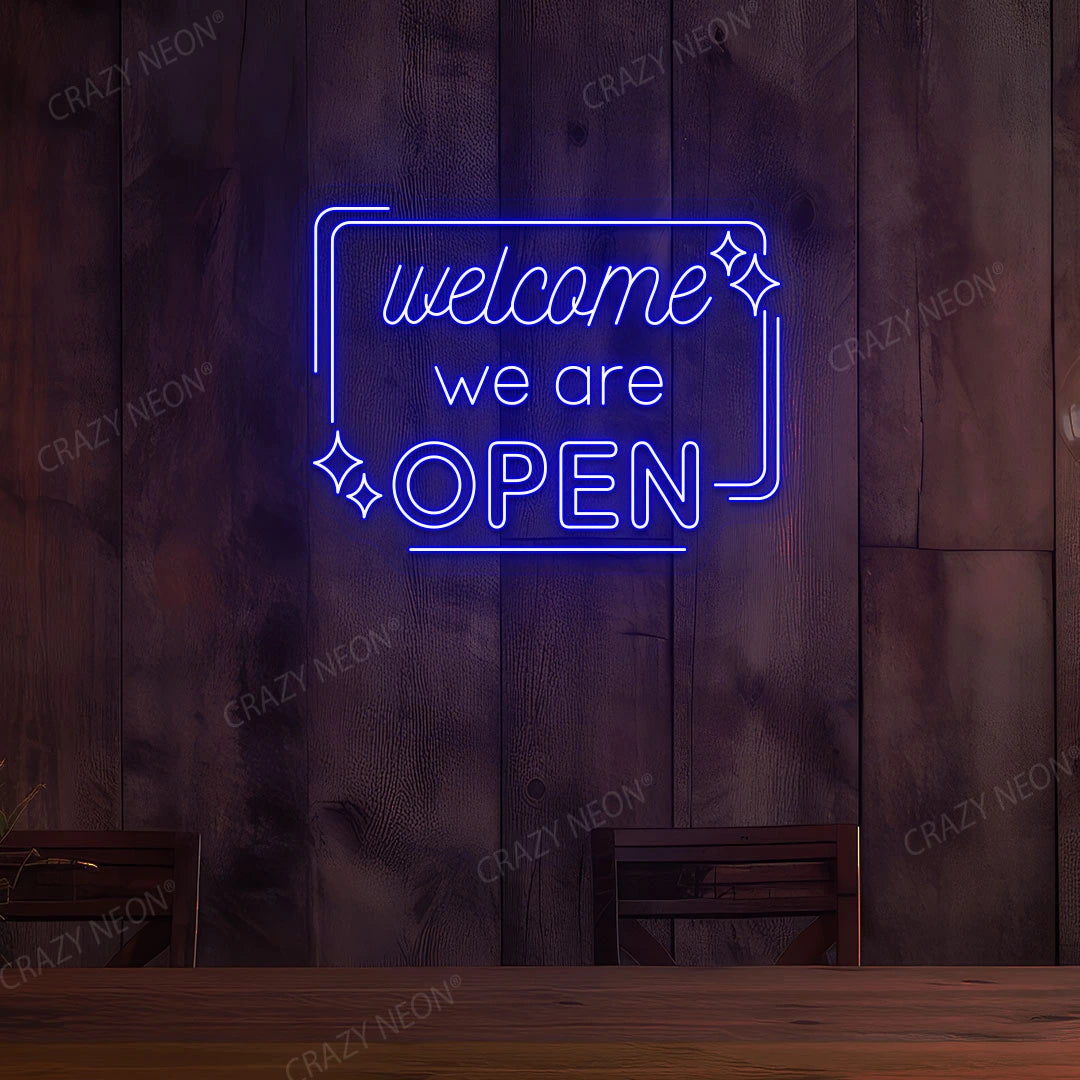 Welcome We are Open Sign image 6