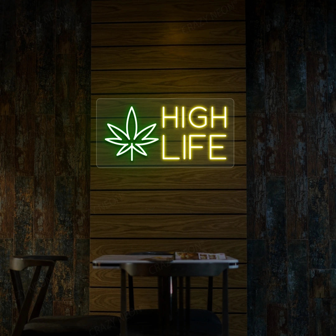 High Life Neon Sign image 0