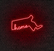 Massachusetts LED Neon Sign! image 0