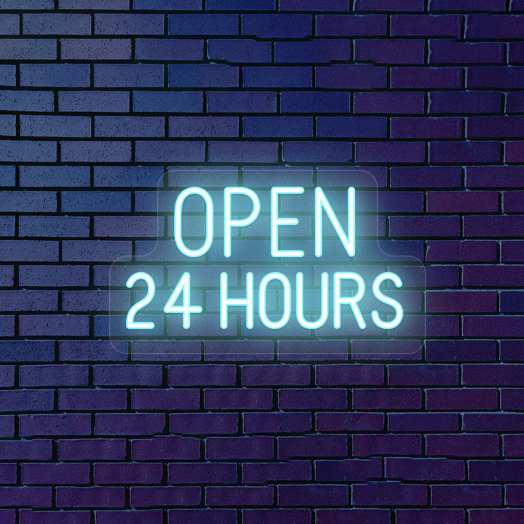 Open 24 Hours Sign image 6