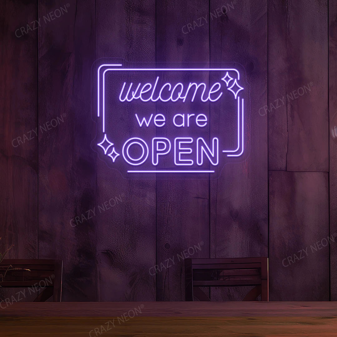 Welcome We are Open Sign image 4