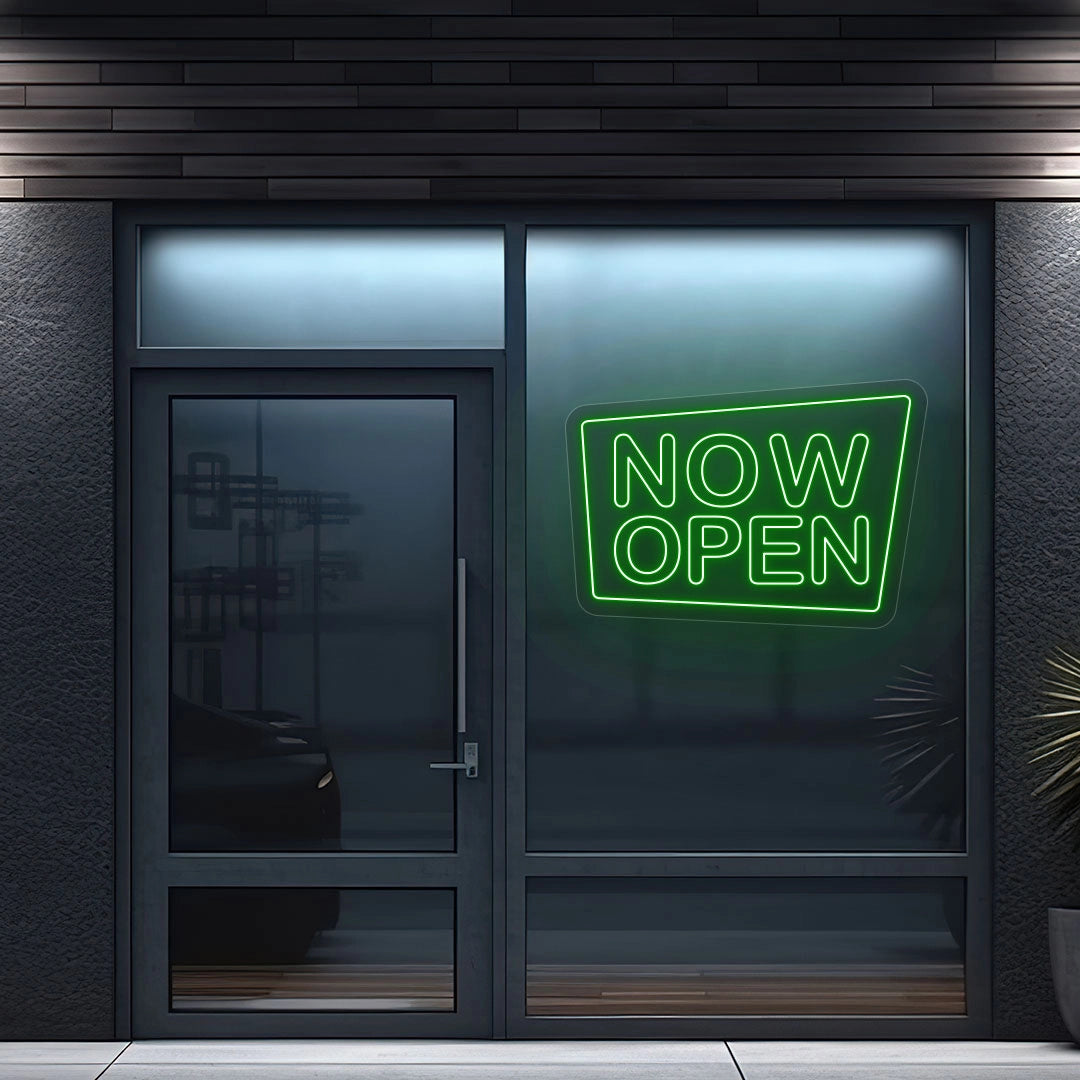 Now Open Square Sign image 7