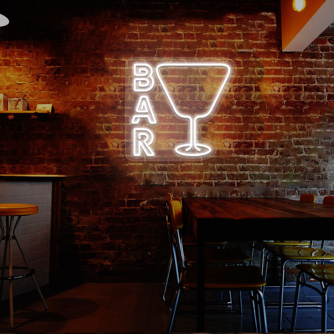 Bar and Glass Neon Sign image 7