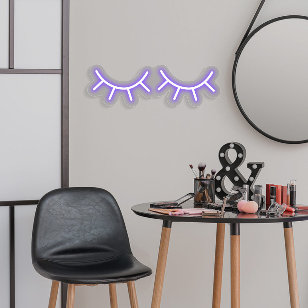 Eye Lashes Neon Sign image 9