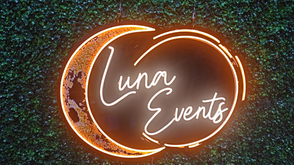 Luna Events Neon Sign