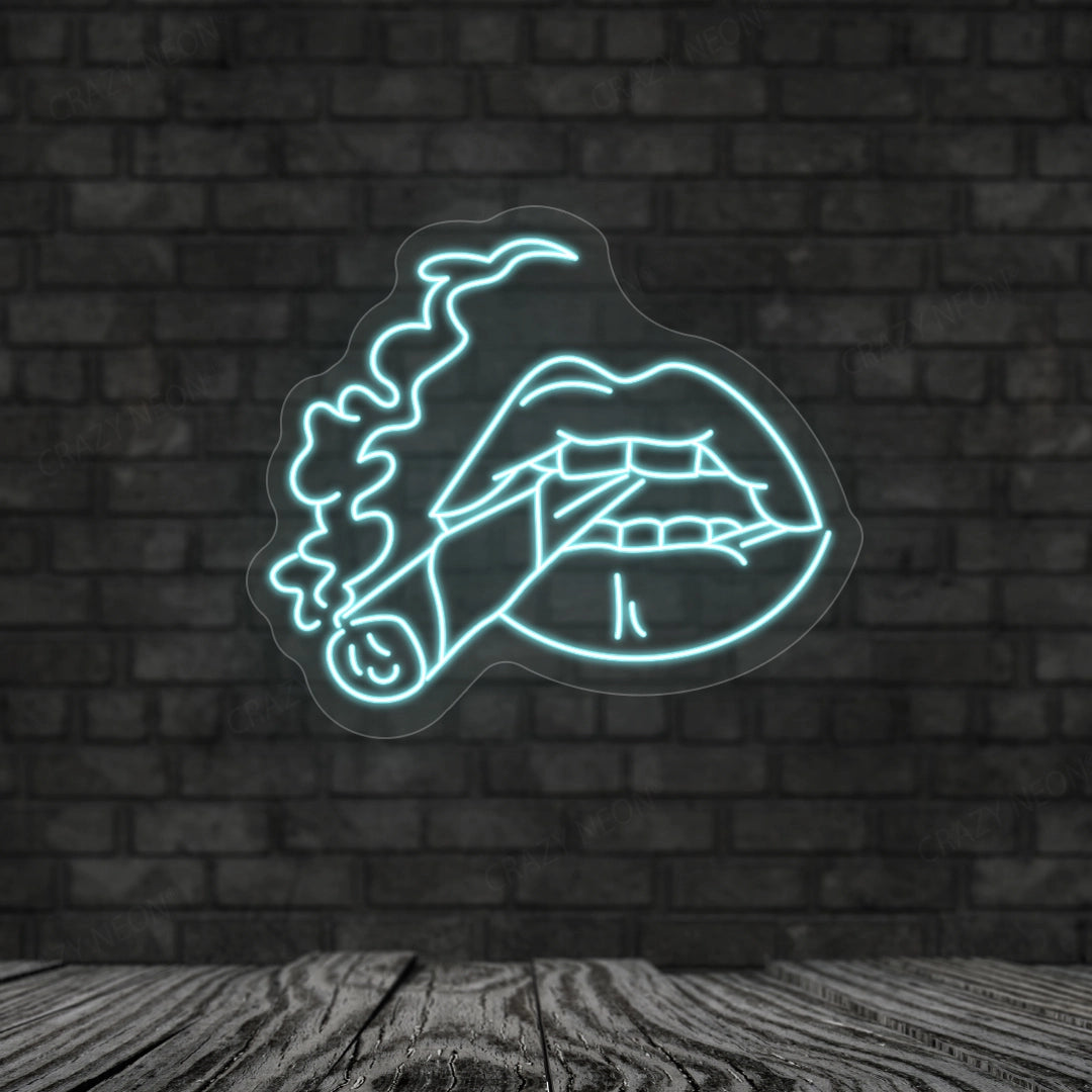 Cigarette in Mouth Neon Sign image 7