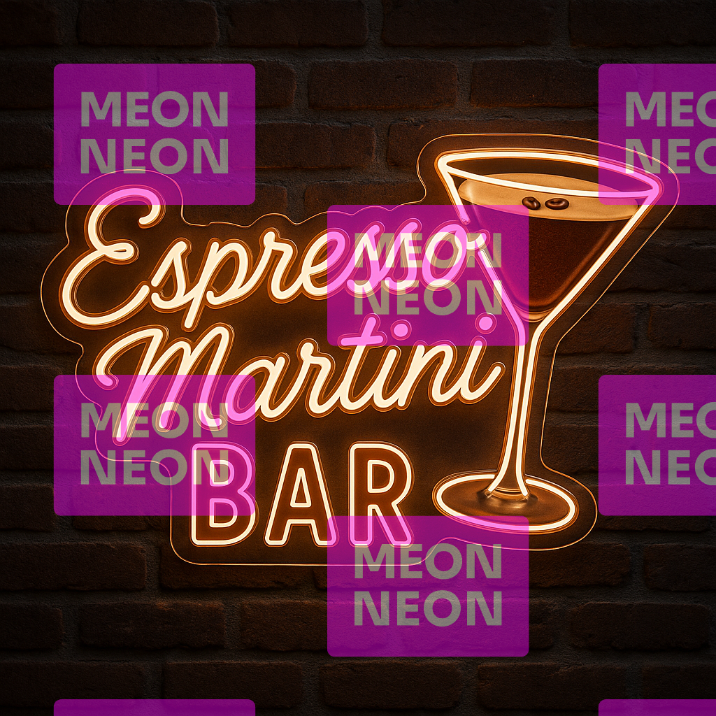 Espresso Martini Buzz LED Neon Sign