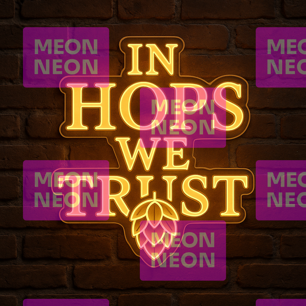 In Hops We Trust LED Neon Sign
