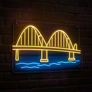 Quad Cities Bridge LED Neon Sign