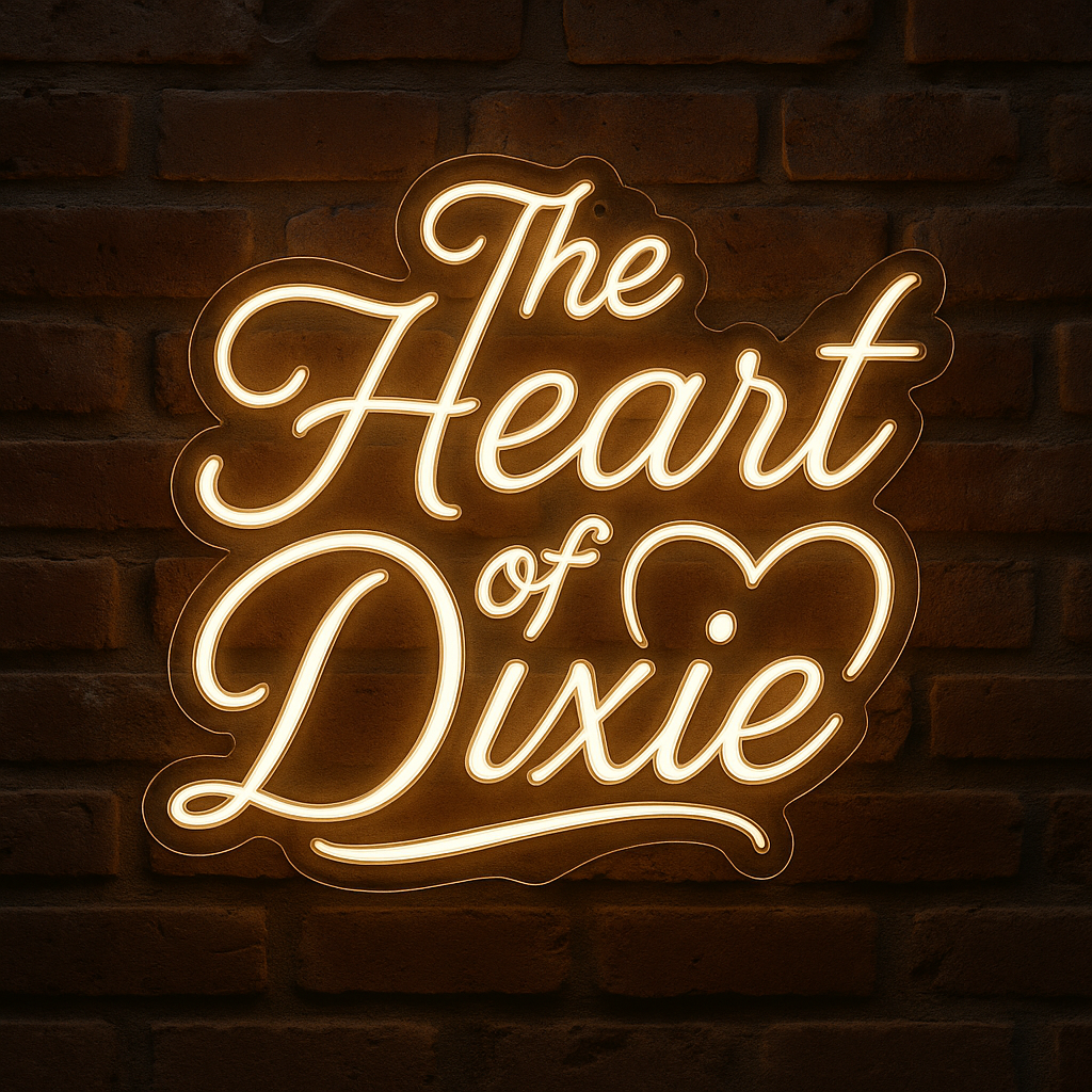 The Heart of Dixie LED Neon Sign