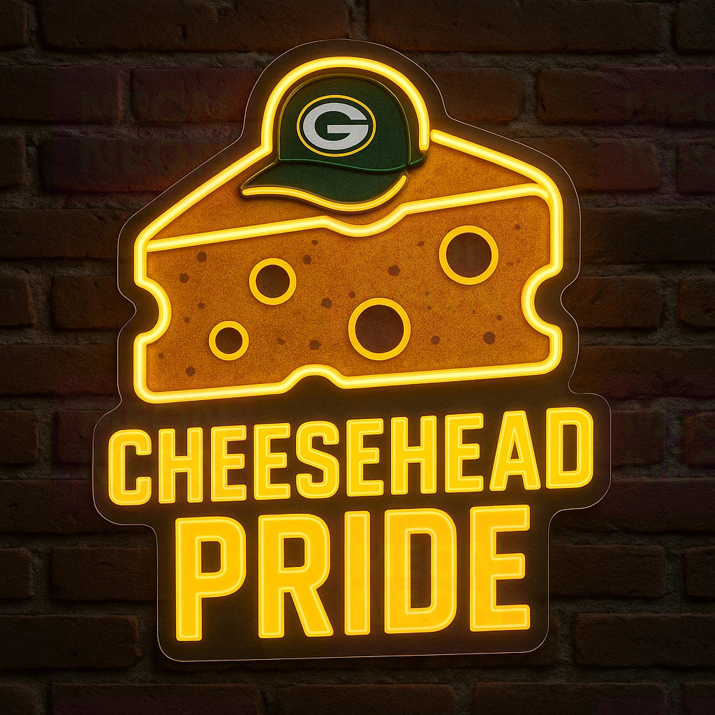 Cheesehead Pride LED Neon Sign