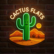Cactus Flats WV LED Neon Sign