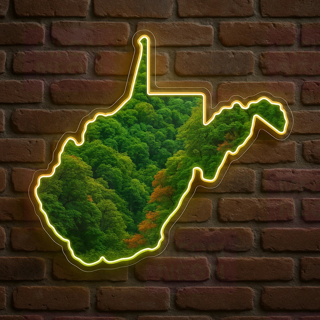 Foliage Forest WV LED Neon Sign