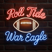 Roll Tide & War Eagle LED Neon Sign