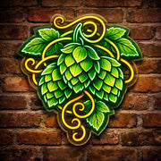 Craft Beer Hops LED Neon Sign