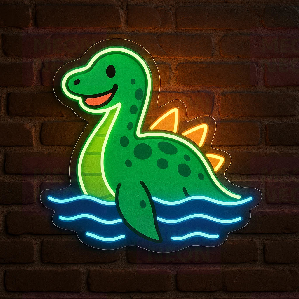 Lake Champlain Monster LED Neon Sign