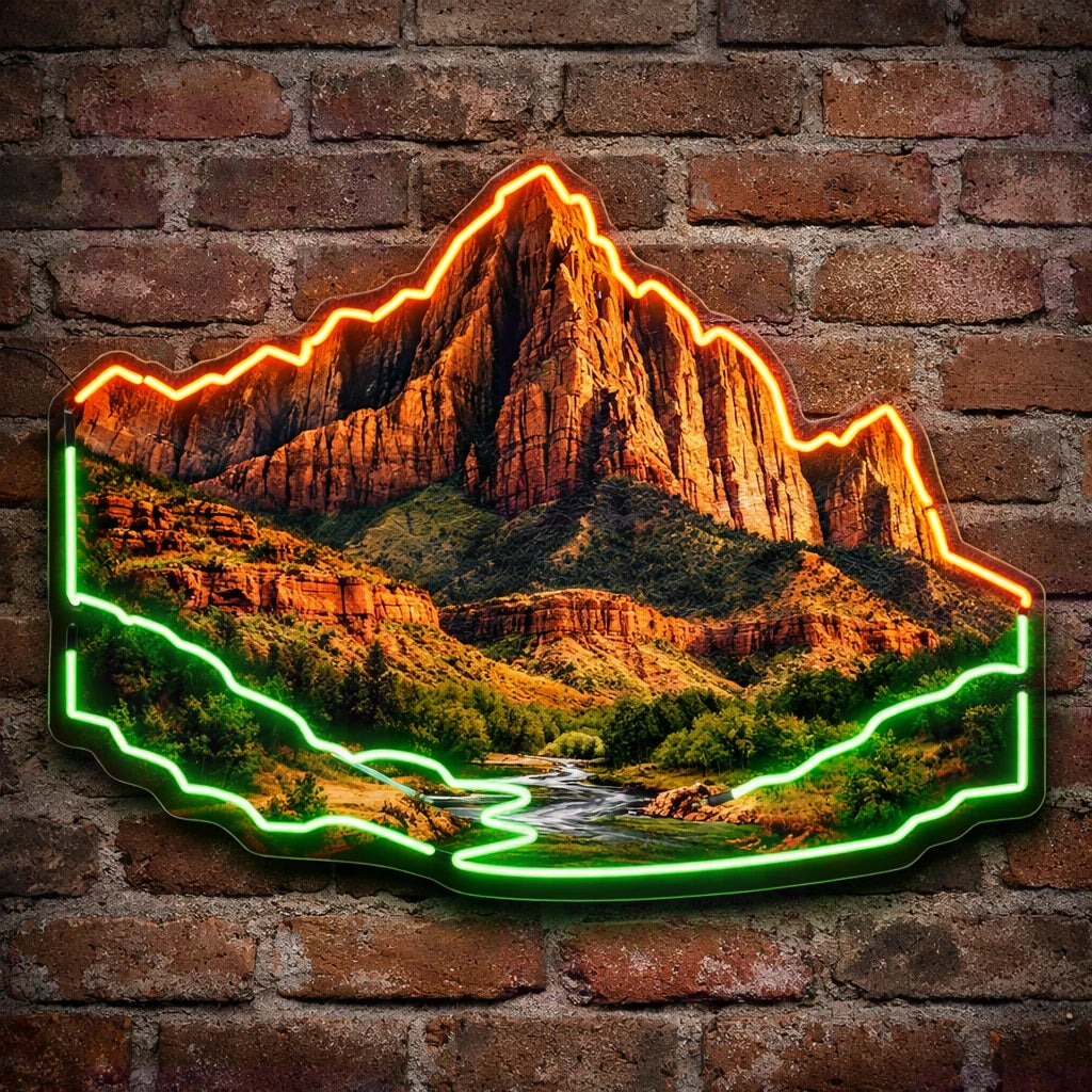 Zion Silhouette LED Neon Sign