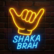 Shaka Brah LED Neon Sign
