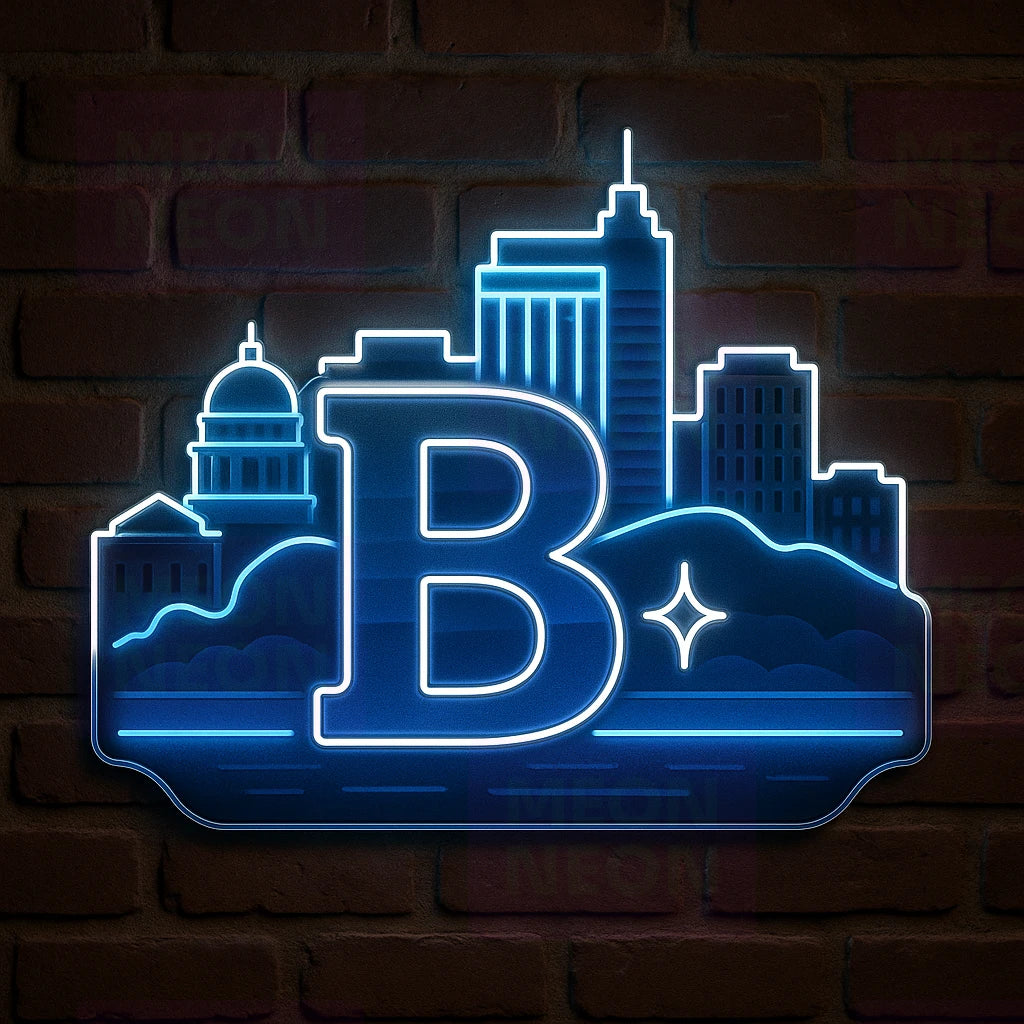 Boise City Lights LED Neon Sign