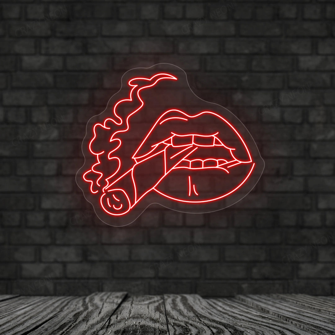 Cigarette in Mouth Neon Sign image 3