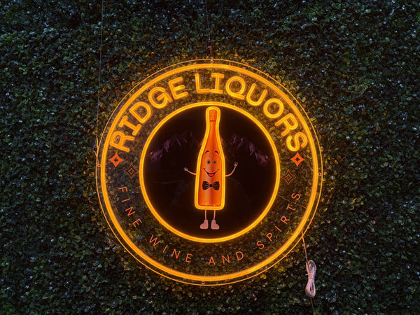 Ridge Liquors Custom Neon Sign