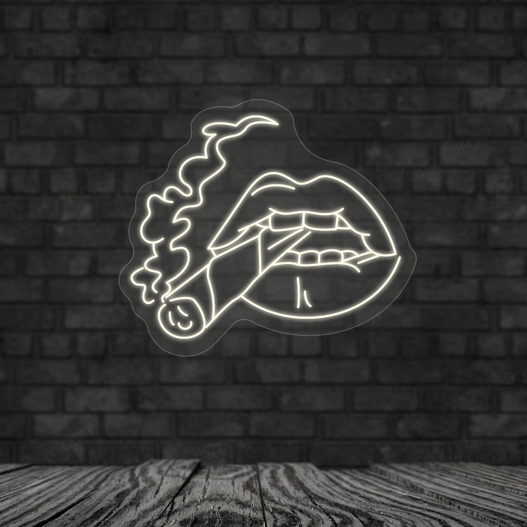 Cigarette in Mouth Neon Sign image 2