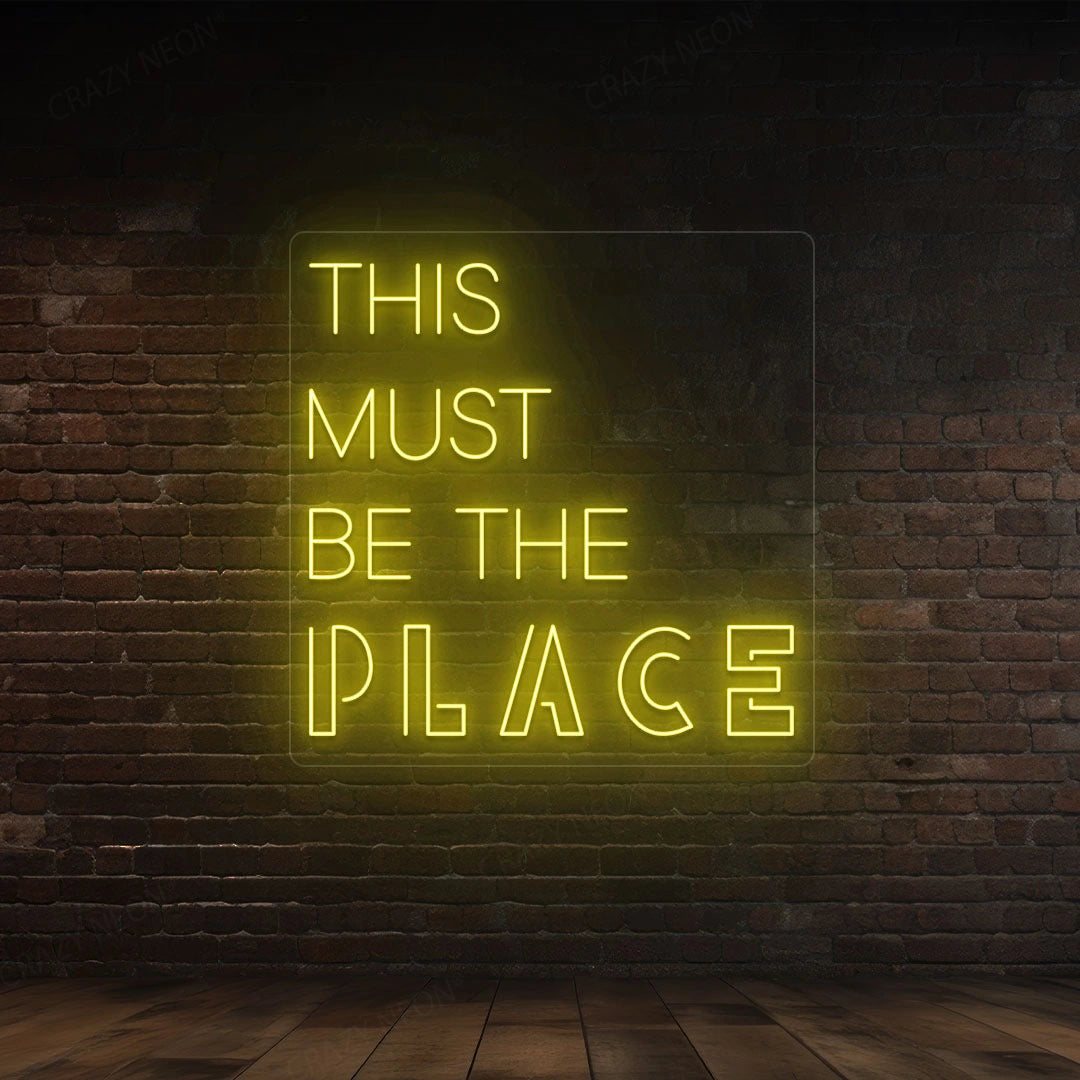 This Must Be The Place Sign image 5