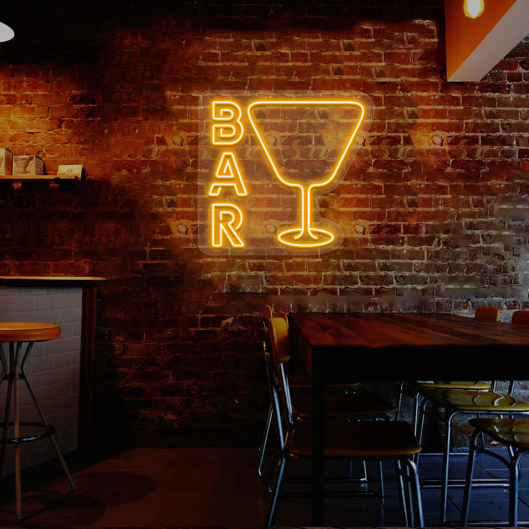 Bar and Glass Neon Sign image 8