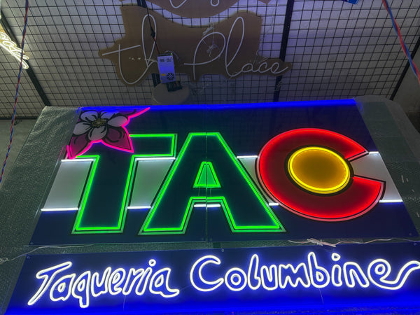 Giant Custom Food Truck Neon LED Sign
